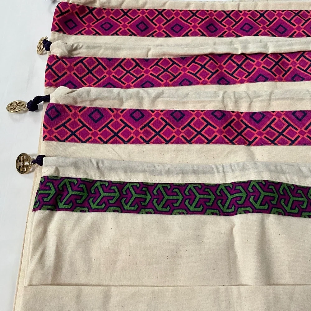 TORY BURCH Lot of 4 Draw String Dust Bags